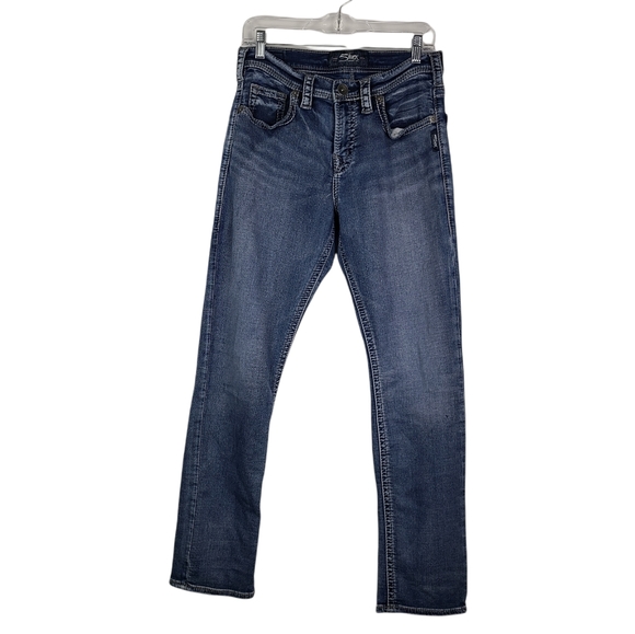 Silver Jeans Other - Silver Jeans Grayson Easy Fit Straight Leg Contrast Stitching 30X32